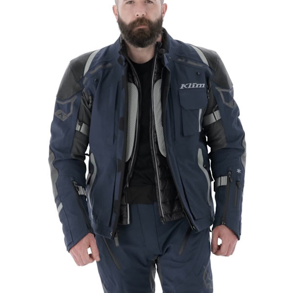 Klim Kodiak V3 Gore-Tex Jacket - Navy Blue / Monument Grey - FREE